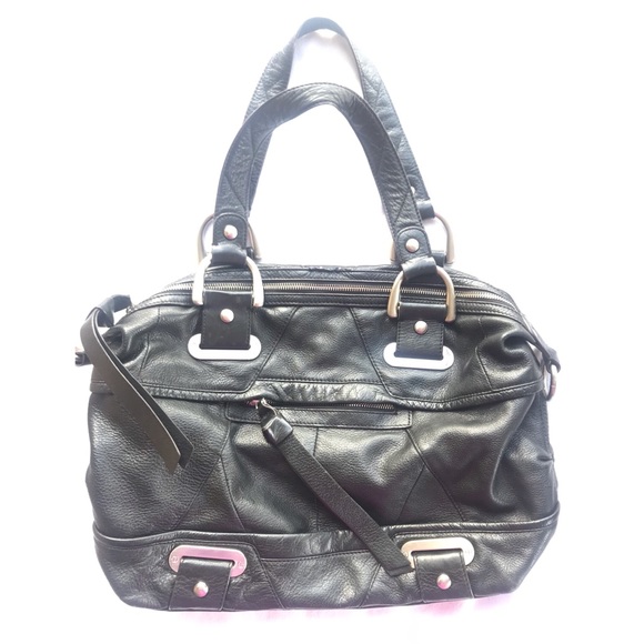 b. makowsky Handbags - B. Makowsky black leather shoulder bag